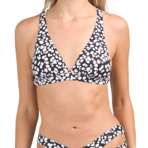 Jessica Simpson Cross-Back Bikini Top NWT Size Medium - Picture 1 of 3